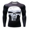 T-shirt Homme Héro Marvel longues manches, plusieurs models au choix