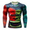 T-shirt Homme Héro Marvel longues manches, plusieurs models au choix