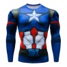 T-shirt Homme Héro Marvel longues manches, plusieurs models au choix