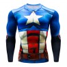 T-shirt Homme Héro Marvel longues manches, plusieurs models au choix