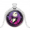 Caxybb Marque Cauchemar Avant Noël jack skellington Collier Pendentif Cristal De Noël Cadeaux collier pour enfants