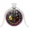 Caxybb Marque Cauchemar Avant Noël jack skellington Collier Pendentif Cristal De Noël Cadeaux collier pour enfants