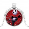 Caxybb Marque Cauchemar Avant Noël jack skellington Collier Pendentif Cristal De Noël Cadeaux collier pour enfants