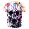 T-shirt 3D homme style Rock, tête de mort, hip hop, plusieurs models au choix