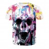 T-shirt 3D homme style Rock, tête de mort, hip hop, plusieurs models au choix