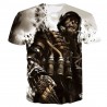 T-shirt 3D homme style Rock, tête de mort, hip hop, plusieurs models au choix