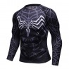 Camiseta de compresión para hombre Spiderman Super Spider de alta calidad