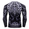 Camiseta de compresión para hombre 3D Spiderman de alta calidad