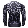 T-Shirt da compressione da uomo 3D Spiderman di alta qualità