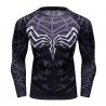 T-shirt compression Homme Super-héros Spiderman Araignée de haute qualité