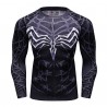 T-Shirt da compressione da uomo Spiderman Super Spider di alta qualità