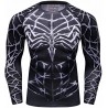Camiseta de compresión para hombre 3D Spiderman de alta calidad