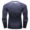 Black Panther men's long sleeve compression t-shirt