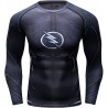 Black Flash compression t-shirt Long sleeve