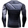 T-shirt Homme Super-héros Soldat Bucky noir gris, de haute qualité, anti-transpiration, vêtements sportifs à séchage rapide.