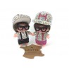 Deodorant®Original Kiki Monchhichi Car Fragrance Diffuser Roze en zwart.