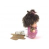 Désodorisant®Diffuseur de Parfum voiture rechargeable Original Kiki Bebichhichi®Décoration Kiki Monchhichi Bebichhichi