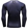 T-shirt compression Homme  Punisher noir.