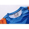 Camiseta de compresión Dragon Ball Z Son Goku para hombre, azul-naranja, mangas largas