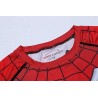 T-shirt compression Homme Super-héros Spiderman Araignée rouge bleu, manches longues.