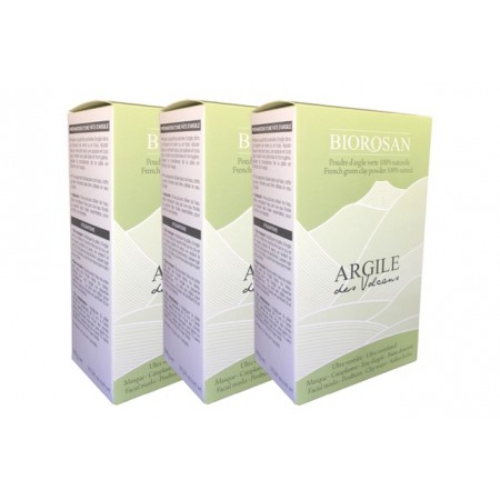 Poudre à l'argile verte 100% naturelle - Masque/Eau d'argile/Bain douceur/Cataplasme - Etui 300g